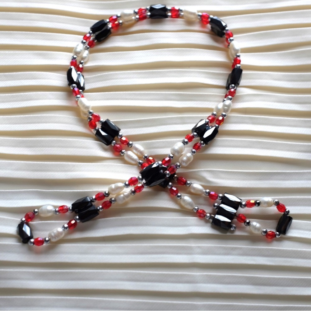 COPY - Pearl magnet convertible necklace bracelet